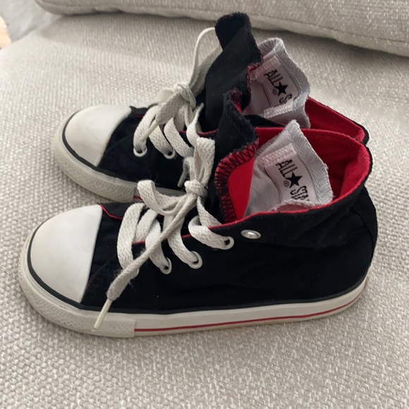 Converse double tongue high top sneaker - Picture 4 of 5